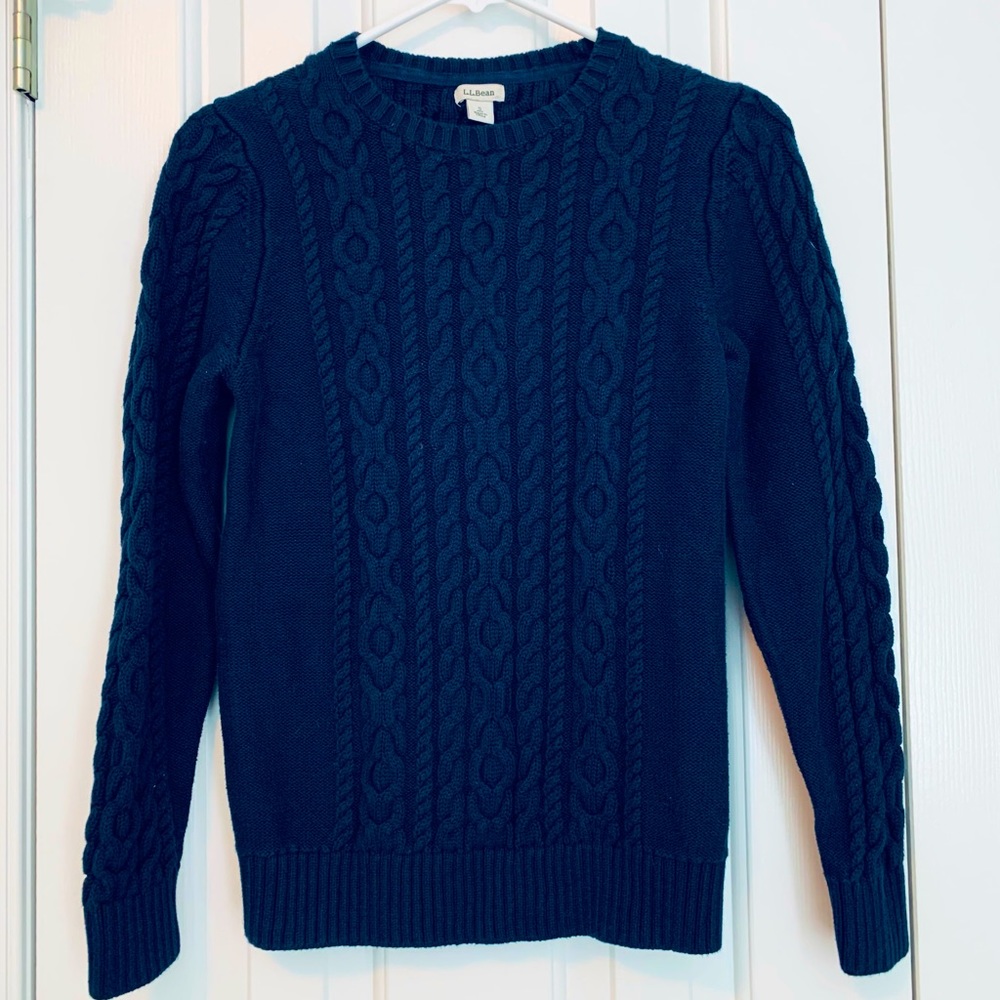 L.L. Bean Navy Sweater. Great Condition.